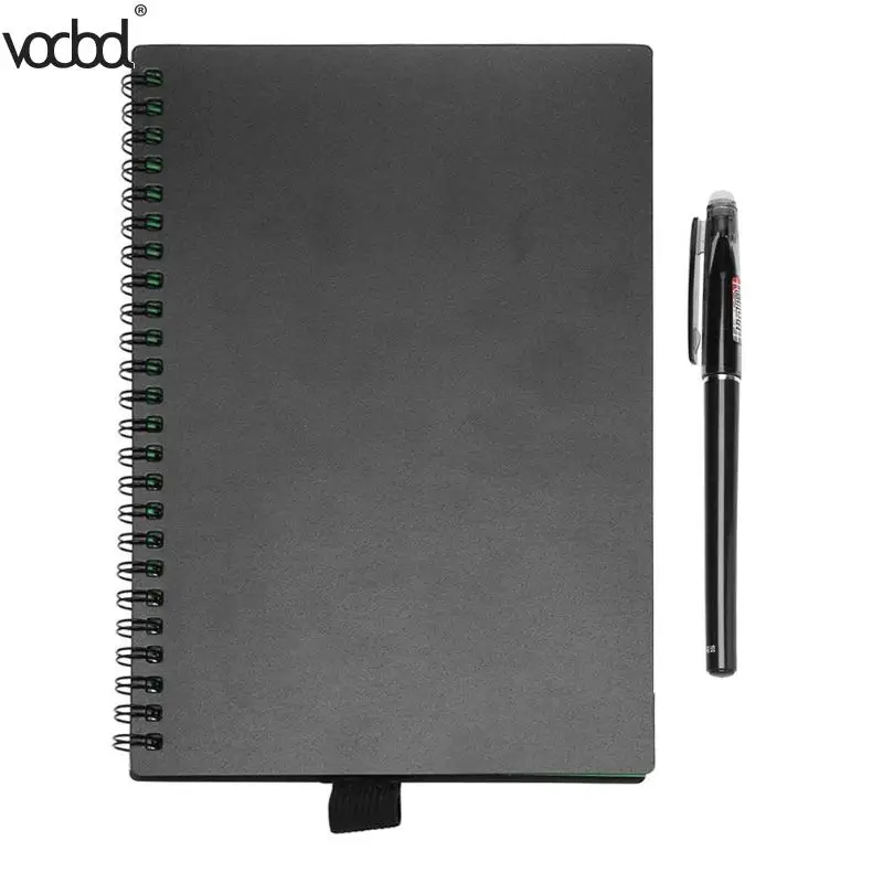 

Smart Reusable Erasable Notebook Spiral A5 Notebooks Paper Microwave Cloud With Pen Erase Notepad Diary Office Drawing Gift