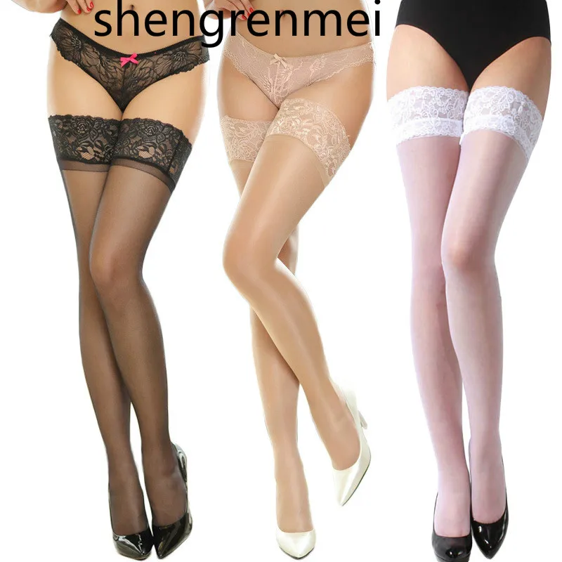 Shengenmei 2019 Новые Сексуальные женские нескользящие эластичные шелковые чулки