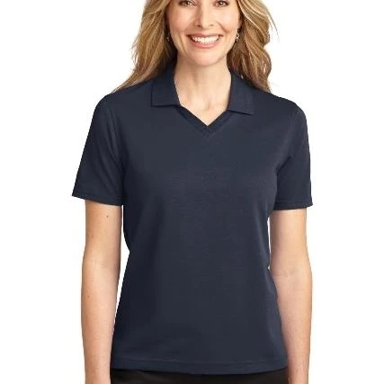 Port Authority L455 Ladies Rapid Dry Polo T-Shirt Classic Navy - Medium (1)