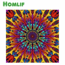 Алмазная картина Полная площадь Мандала 5D DIY Алмазная картина набор на заказ Алмазная картина Полный Круглый Алмазная вышивка мозаика