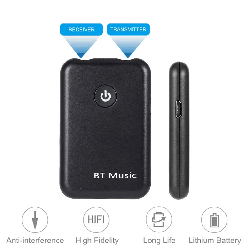 

CSR 4.2 Wireless Bluetooth Transmitter Receiver 2in1 Dongle 3.5mm Aux Stereo Hi-Fi Apt-x APTX HD Bluetooth V4.2 Audio Adapter