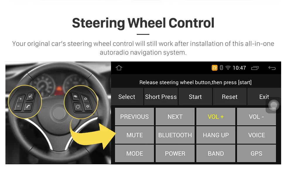 Seicane WIFI DVD DIN Araba En Autoradio satan NAV 1 7 Stereo Bluetooth "HD Bağlantı 6.0 ayna çok kitap MP3 GPS OYNATICI Android Tek Sistemi CD Müzik 13 Seicane WIFI DVD DIN 13