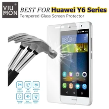 Protetor de Tela De Vidro temperado Para Huawei Y6/Y6 Pro/Y6 ii/Y6 II Compact/Holly 2 3 Plus 4A 5A Protetor Temperado filme