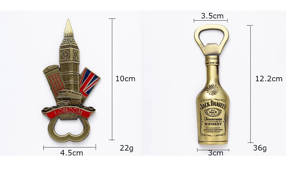 3D Bottle Opener Fridge Magnets 06
