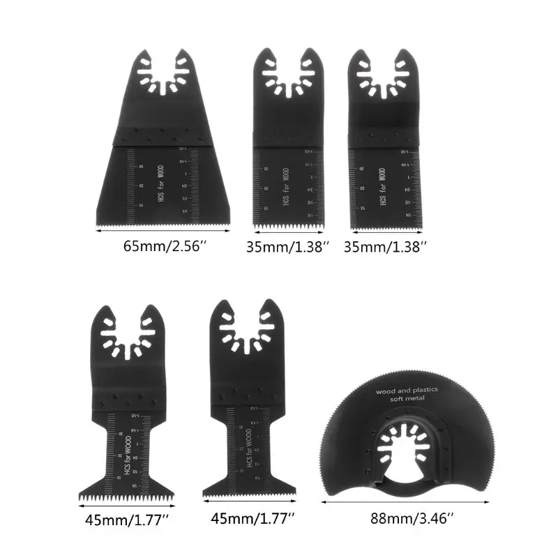 15 шт./компл. прочный металлический Осциллирующий Мультитул пилы набор многофункциональных лезвий Набор для Fein Makita Bosch
