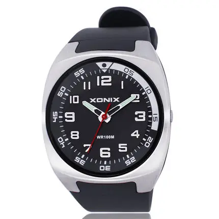 XONIX top brand luxury mens watches Arabic numbers Exact quartz watch men 100M waterproof relogio masculino