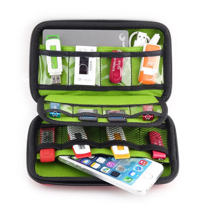 

PSP Game Machine Package EVA Mobile Hard Disk Power Pack U Disk U Shield Data Line Digital Accessories Storage Bag