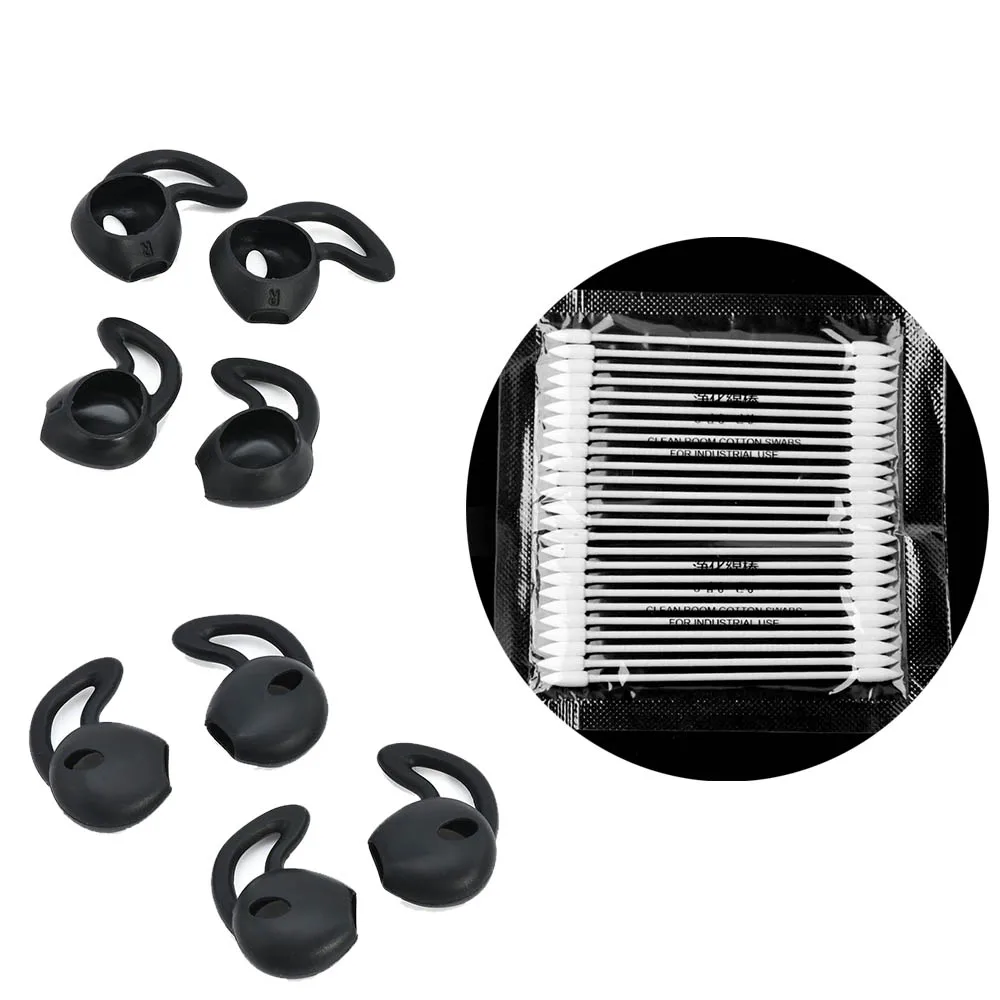 

Silicone Earphone Case Earpads for Apple Iphone In-Ear Earbuds Tips Earplug Earplugs Air Pods Disposable Stick Cleaning Tool