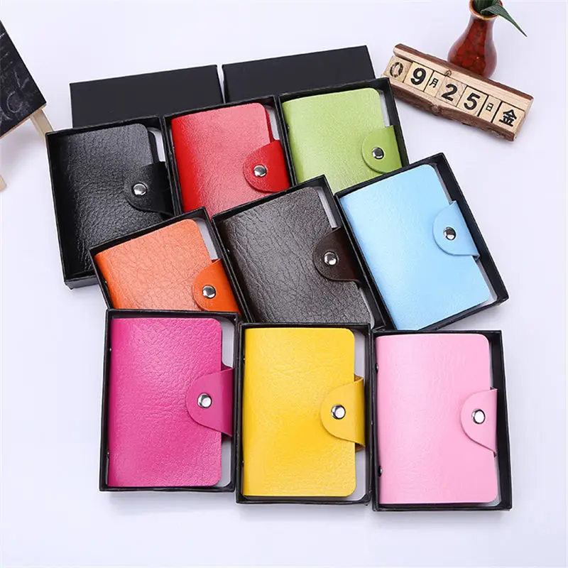 

Coloffice Korean Creative Multifunctional Simple PU Pickup Bag Custom Gift Box Full Color Multi-card Advertising Card Sets 1PC