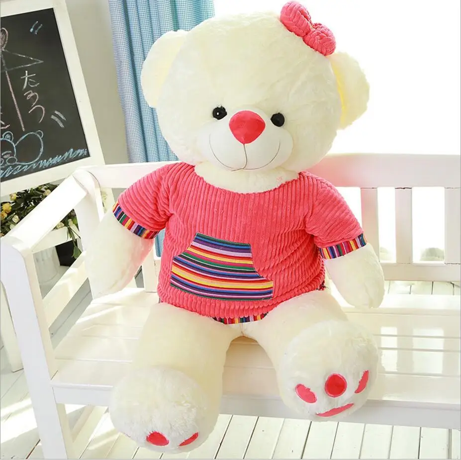 Creative Cute 120cm Plush Toys Teddy Bear Stuffed Bears Animals Bear Dolls Kids Toys For Valentine Gifts For Kids Gift Toys