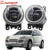 Cawanerl Per Porsche Cayenne 955 2002-2015 Car Styling 4000LM HA CONDOTTO LA Lampadina H11 Luce di Nebbia di Angelo Occhio DRL Daytime corsa e Jogging Luce 12 v