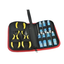 10 in1 Screwdriver Hexagon Socket Slotted Diagonal Cutter Ball Link Plier Tools Kit Box Set for RC Quadcopter Helicopter Car