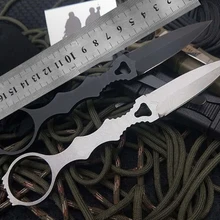 D2 ручка karambit ABS оболочка D2 стальное лезвие тактический EDC инструмент Открытый Отдых выживания разведка карманный нож