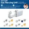 24pcs Disposable No Pain Safe Sterile Ear Stud Piercing Unit Kit For Children Nose Piercing Gun piercing Jewelry 4