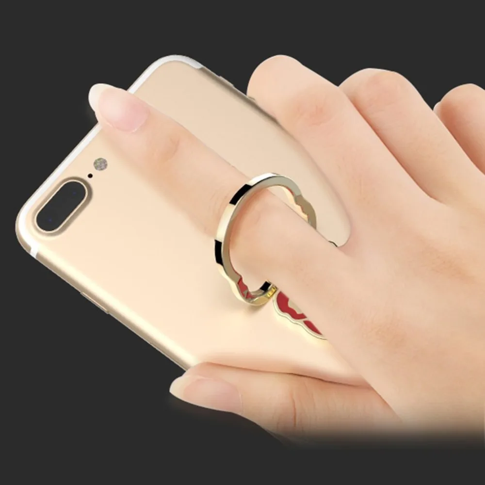 Finger Ring Holder 360 Degree Metal Smartphone Mobile Phone Hand Spinner Stand Holder For iPhone ipad Samsung Table