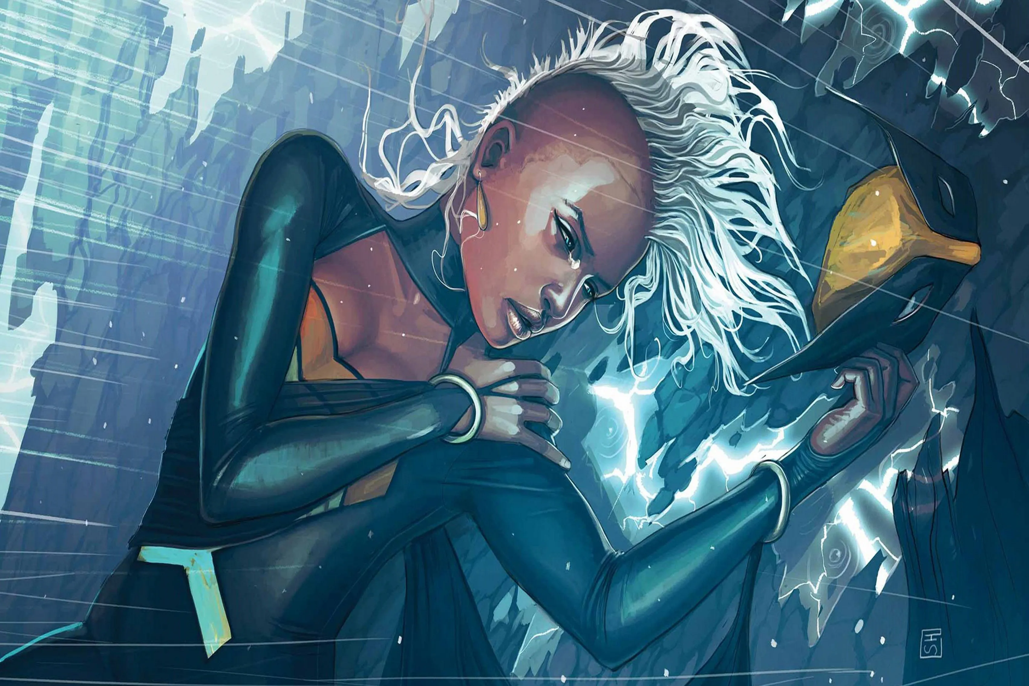 Fantasy арт Storm характер Женщины Стиль X Для мужчин гостиной Home Art декор деревянной