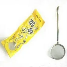 Из нержавеющей стали небольшой большой жир ловушки фильтр для растительного масла, сетка сои-бобы молоко из нержавеющей стали ложка для фильтра