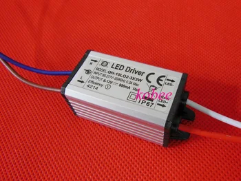 

2pcs 10W AC85-277V LED Driver 2-3x3 900mA DC6-10V IP67 Waterproof LED Power Supply For Spotlights