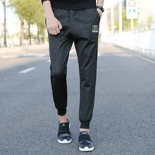 Новинка, Мужские штаны для бега, для фитнеса, бодибилдинга, черные штаны для бега, мужские тренировочные штаны, уличная одежда, спортивные штаны, осенние брюки