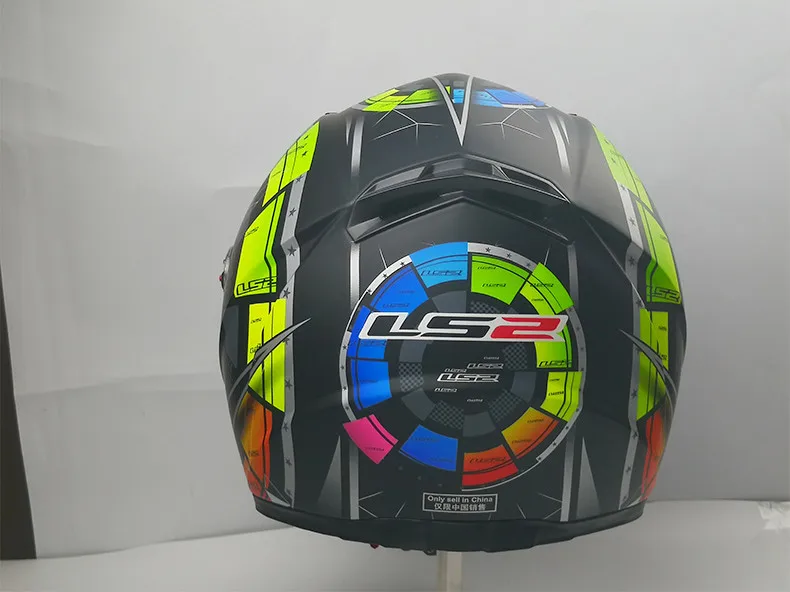 LS2 FF358 Полнолицевой мотоциклетный шлем Casco Moto Мужской Женский шлем съемный объектив capacete LS2 разноцветный