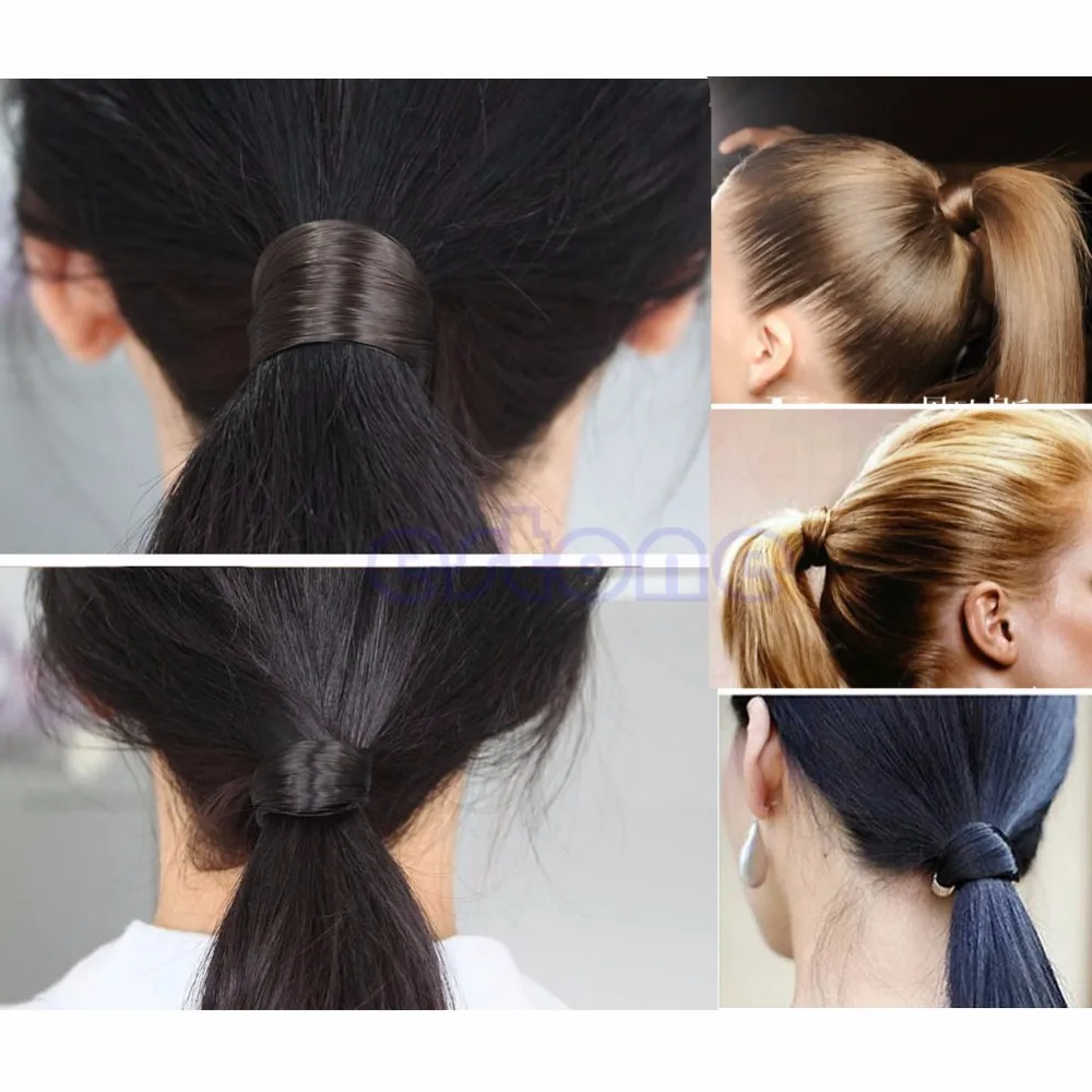 Модная Корейская волос Ponytail Держатели Косы Волос Твист Резиновая лента повязка