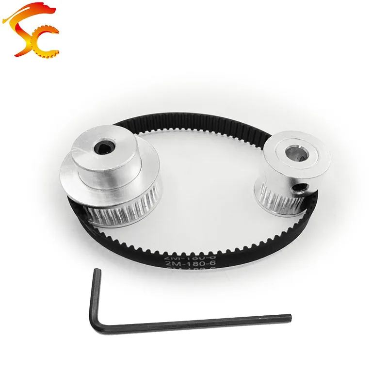 180-GT2-6mm ременный шкив GT2 36 Зубы 20 зуб снижение принтер аксессуары Ширина ремня 6 мм, bore8 и 5 мм