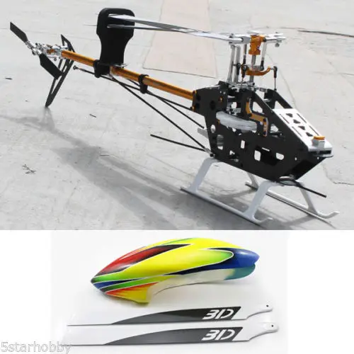 

Gartt 450 DFC Belt Drive Carbon Fiber Frame Flybarless 6CH 3D Helicopter