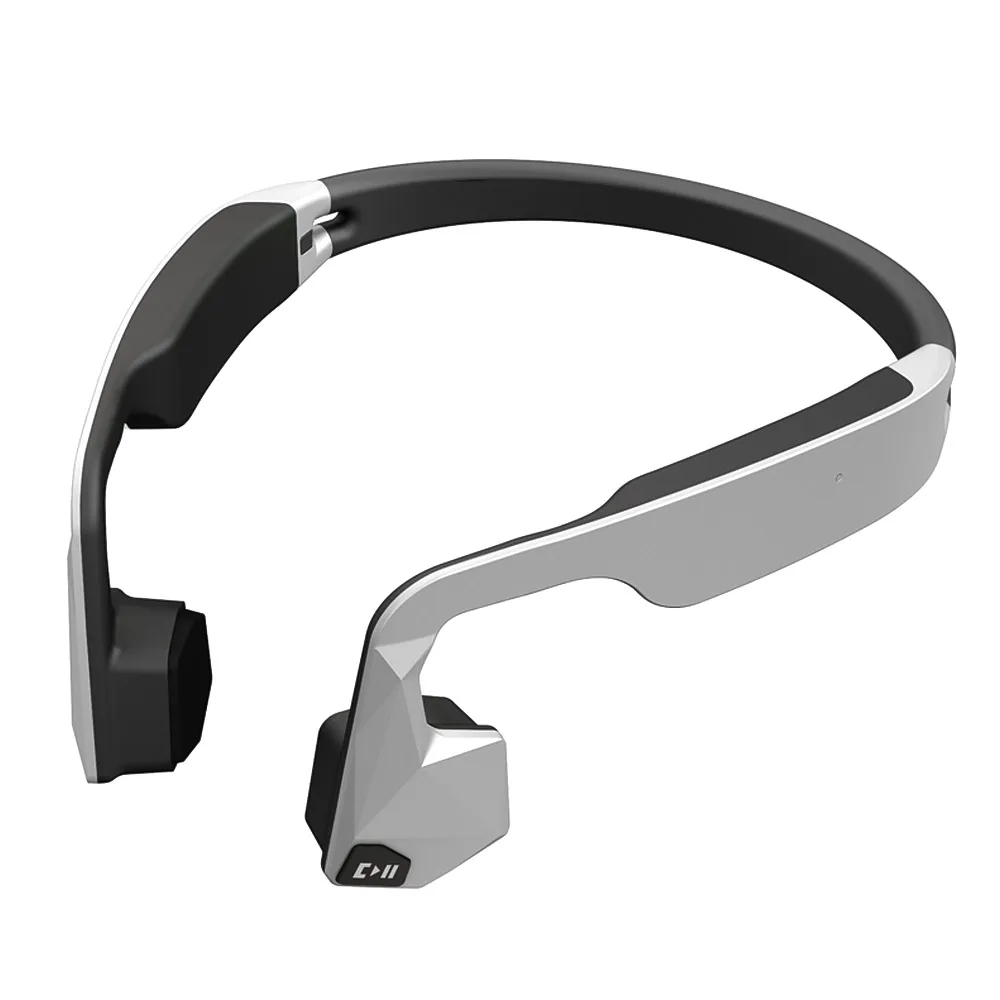 

IPX6 Waterproof Bone Conduction Earphone titanium material Wireless Outdoor Sports Headphones with mic For iphone Samsung xiaomi