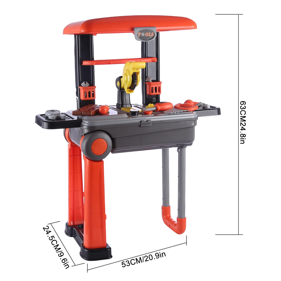 Ferramenta de Reparo Alta Qualidade Crianças Mini Trolley Case Brinquedos Conjunto Oficina Playset Pais Presente Educacional Interativo Abs 5 ferramenta de reparo brinquedos conjunto oficina playset