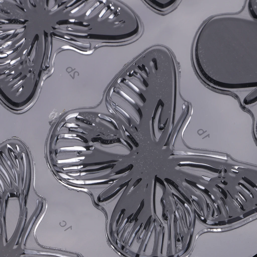 Butterfly Transparent Silicone Stamp Clear Stamps Embossing Stamp Seals for DIY Scrapbooking Card Diary Making Craft Stamps