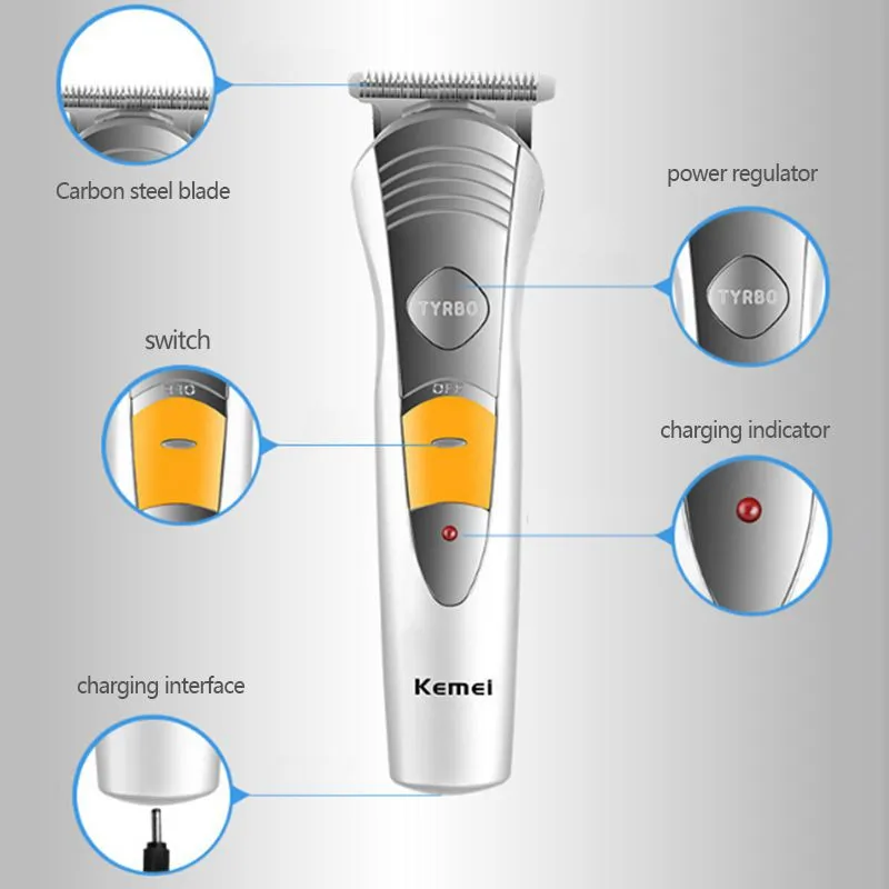 

Kemei KM-582 rechargeable hair clippers household titoudao hair clipper