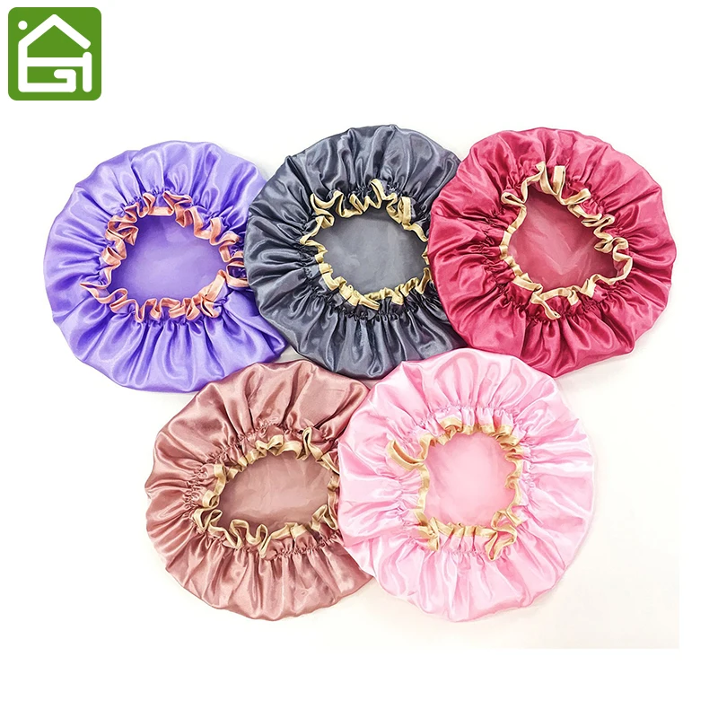 

1 pc Waterproof Double Layers Shower Caps for Women