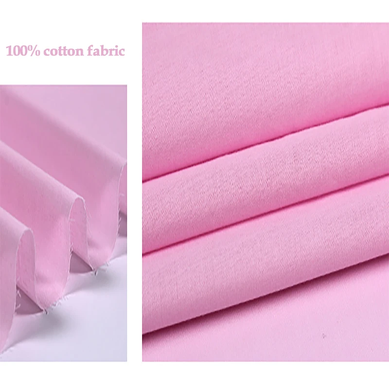 150cm*100cm Big Deal! Silk/cotton Fabric Pure Pink Silk Material For