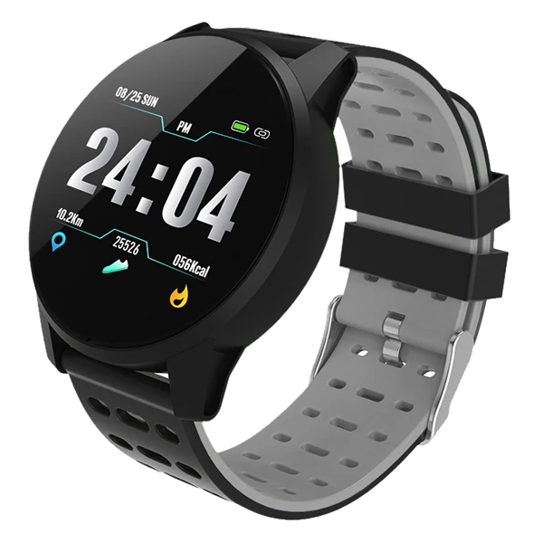 MAFAM, умные часы для мужчин и женщин, пульсометр, измеритель артериального давления, кислородный монитор, фитнес-трекер, будильник, напоминание, умные часы, спортивные часы - Цвет: B2 Gray