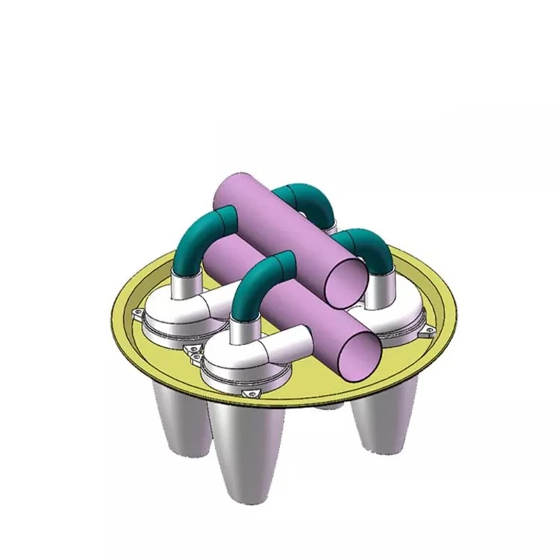 Tanie Nowa aluminiowa Turbo ładowania odpylacza cyklonowego filtr separator kolektora odkurzacze odkurzacz wysokiej wydajności Duct przemysłowe kolektora