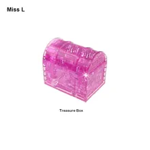 DIY забавная шкатулка для драгоценностей Кристалл 3D головоломки украшения подарок
