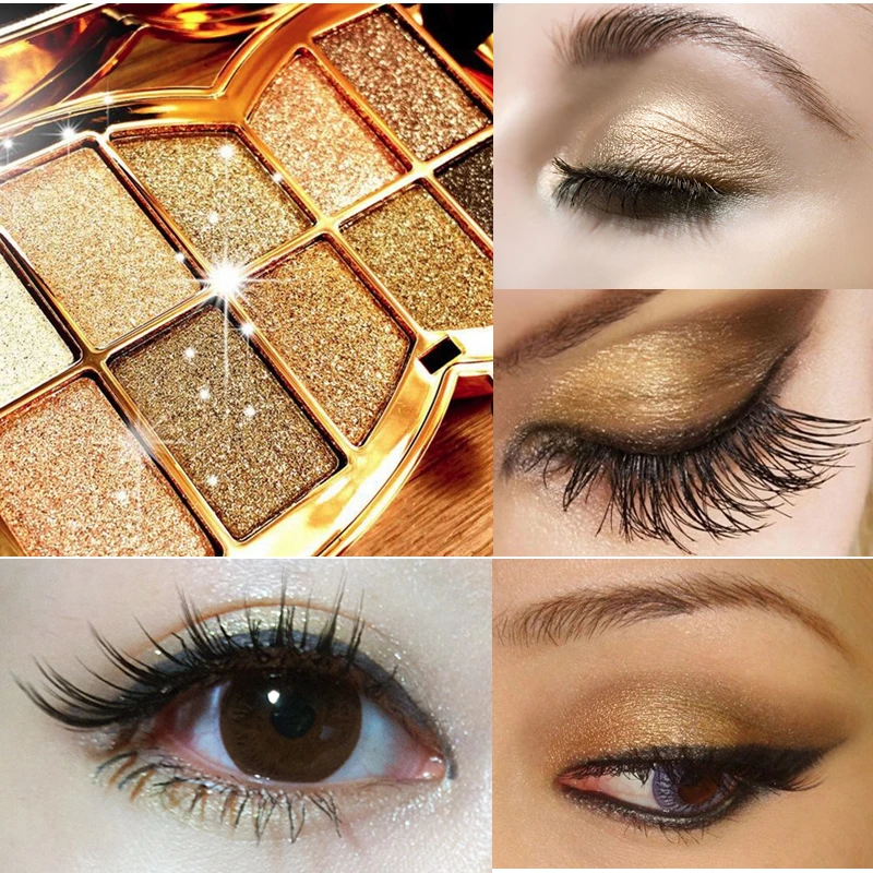 

Eye Shadow Glitter Eyeshadow 10 Colors paleta de sombra Diamond Bright Makeup Palette Professional natural Cosmetic Masquerade