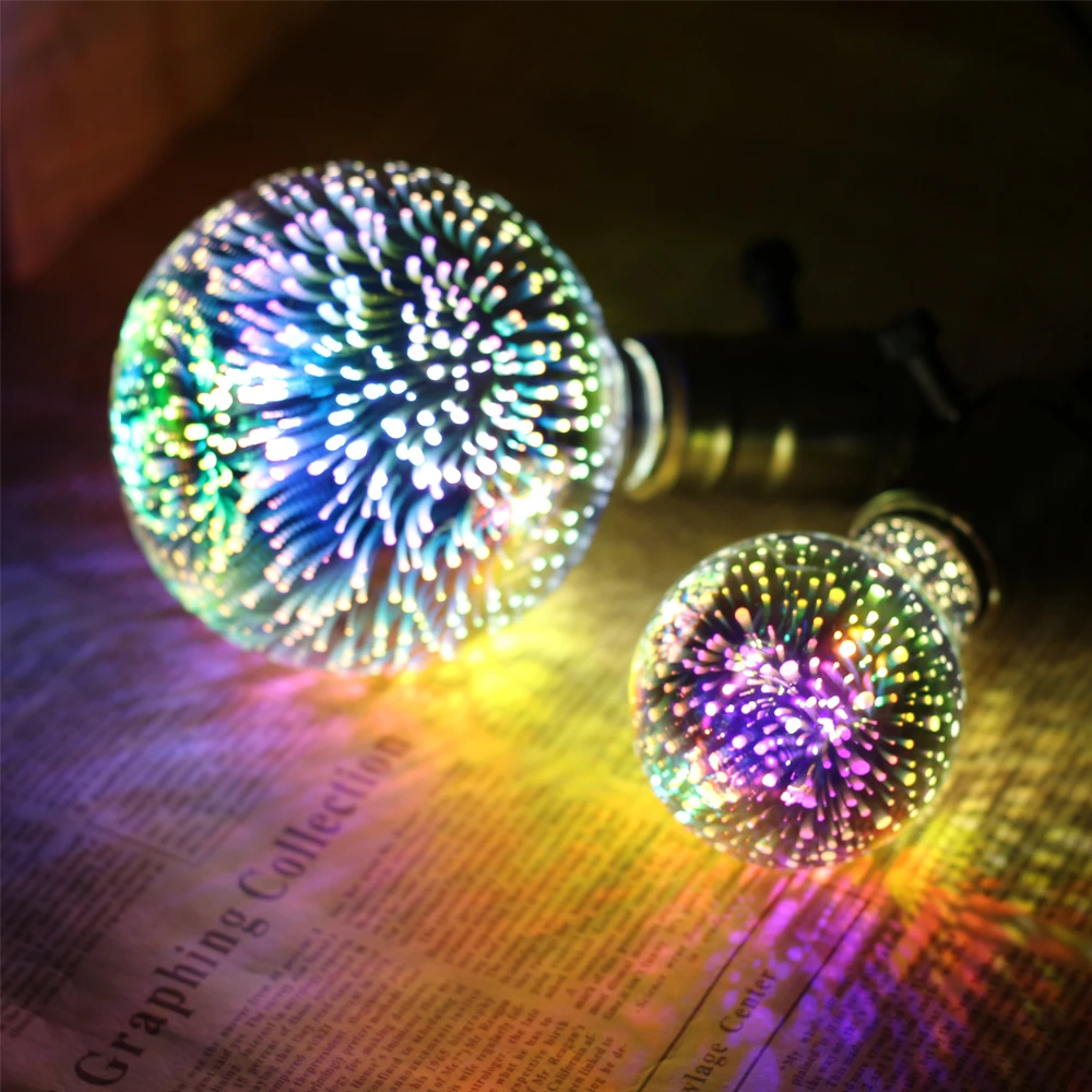 light bulb 3D LED Bulb Light 220V E27 A60 ST64 G80 G95 G125 Holiday Lights Novelty Christmas Lamp Lamparas Decoration Bulb led light bulb 3D LED Bulb Light 220V E27 A60 ST64 G80 G95 G125 Holiday Lights Novelty Christmas Lamp Lamparas Decoration Bulb led