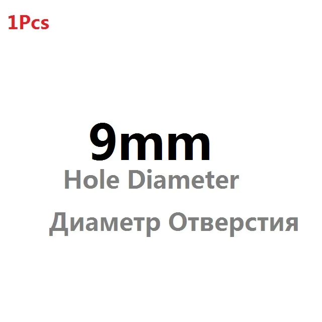 1 шт., 4-29 мм, ручной инструмент для рукоделия, дырокол, кожаный ремень, Круглый, дырокол, немецкий, полый, кожаный, книжный ремень - Цвет: 9mm