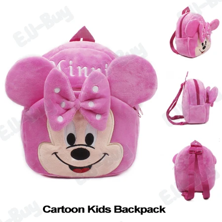 Children Minnie Mouse School Backpacks Bags Fleece Mochila Infantil Baby Girl Bolsas Mochilas Kids |