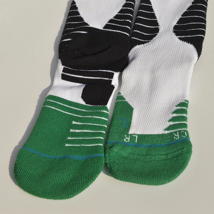 Носки мужские баскетбольные носки Восточный Бостонский Национальный баскетбольные носки зеленый белый компрессионный нескользящий Анти-трение защита лодыжки