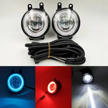 

CSCSNL 1Set/pair 12V Car LED Angel Eyes DRL Fog Light Lamp DRL Daytime Running Light For Toyota Prado 2004-2014 2015 2016 2017