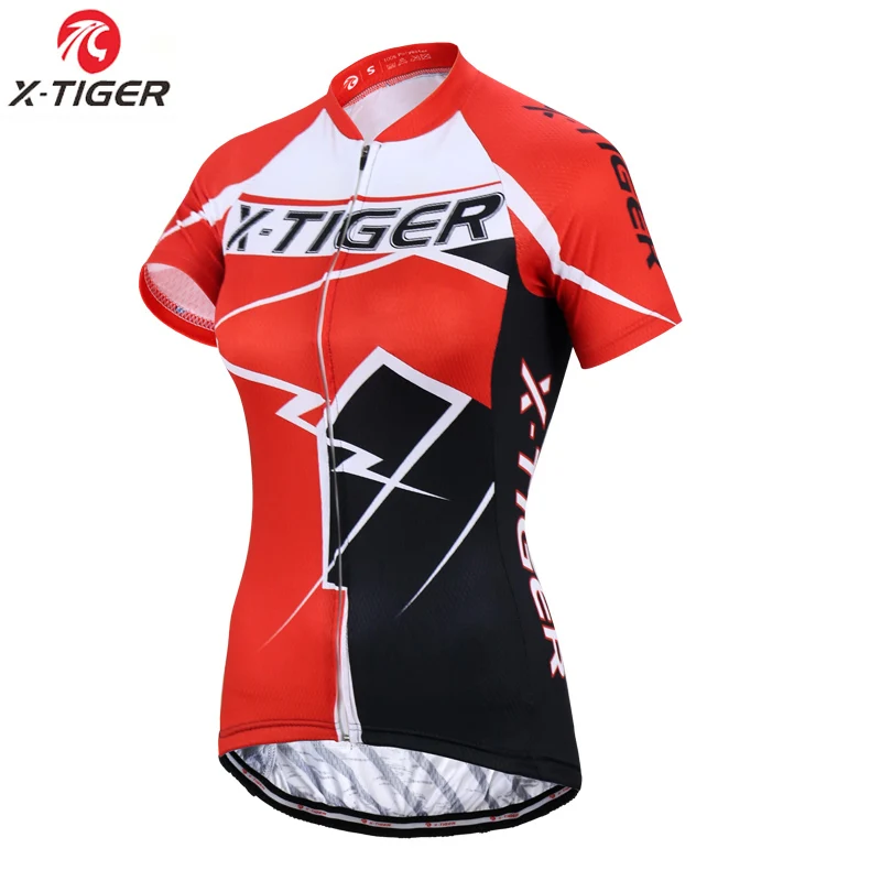 X-Tiger велосипедная одежда летняя женская гоночный велосипед одежда велосипедная одежда Ropa Ciclismo для девочек велосипедная рубашка Велоспорт Джерси