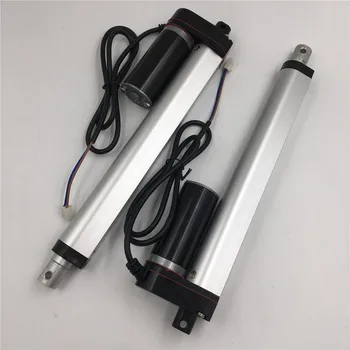 

DC Linear Motor Actuator 8" Inch Stroke 200mm 24V Heavy Duty 330lbs 150kg Max Lift Waterproof for Automation Equipment