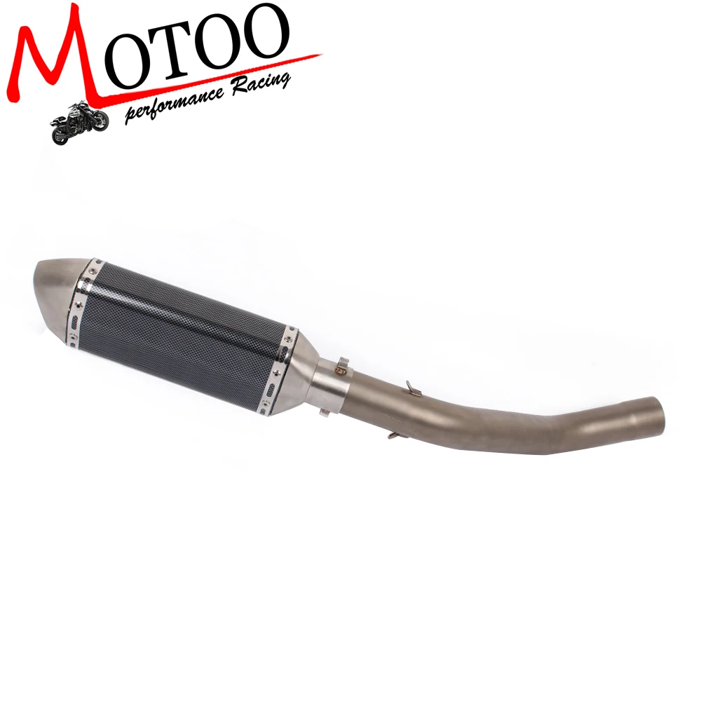 

Motoo - Exhaust Full system FOR Kawasaki ZX6R ZX-6R ZX 6R 2009-2018with Muffler