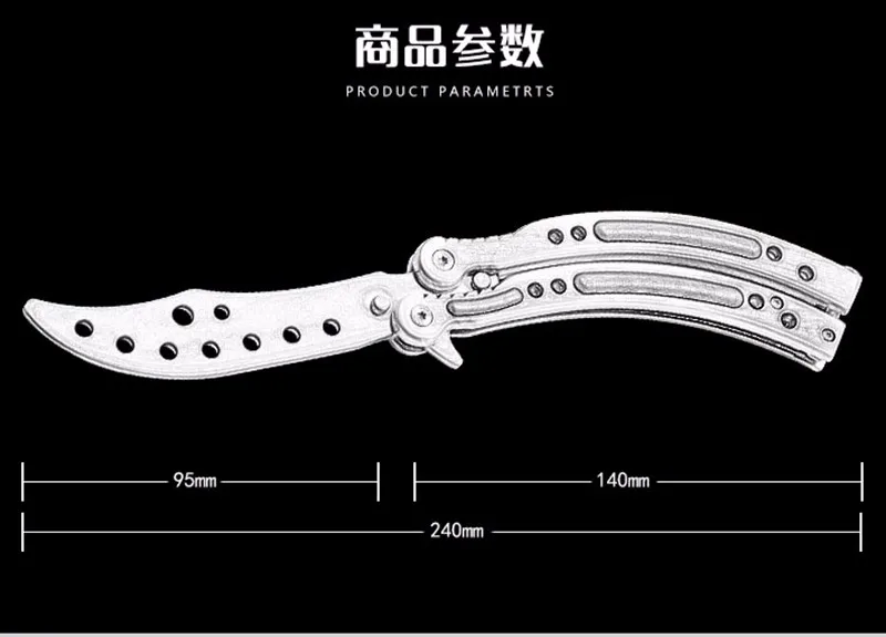 Нож бабочка из бумаги чертеж