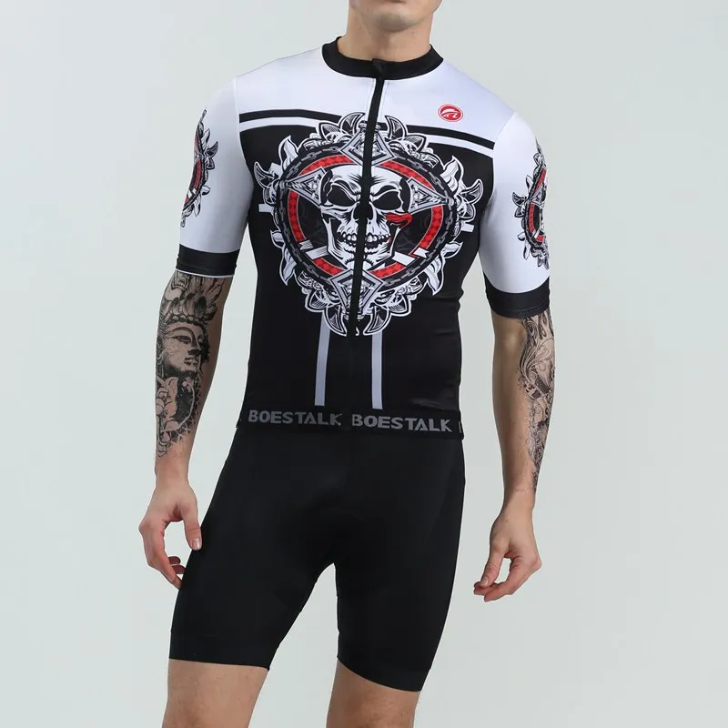 

2019 bicycle team BOESTALK competition clothing summer short-sleeved men's sports cycling shirt breathable quick-drying fabric