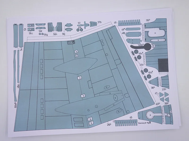 Вызов практическая способность 1/48 66 см x 48 см B-17G air fortress bomber бумажная модель самолета DIY для студентов, коллекция моделей для влюбленных