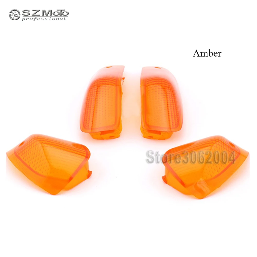 

For KAWASAKI ZZR400 1993-2003, ZZR600 1993-2008 Motorcycle Front&Rear Turn Signal Light Lamp Lens Cover