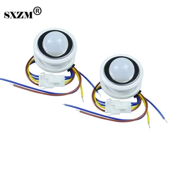 

5pcs/Lot 3005 26mm PIR Infrared Ray Motion Sensor Switch time delay adjustable mode detector switch Emergency light